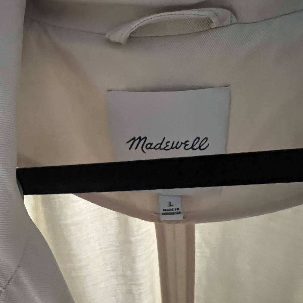 Madewell Classic Cream Trench Coat - Picture 7 of 7